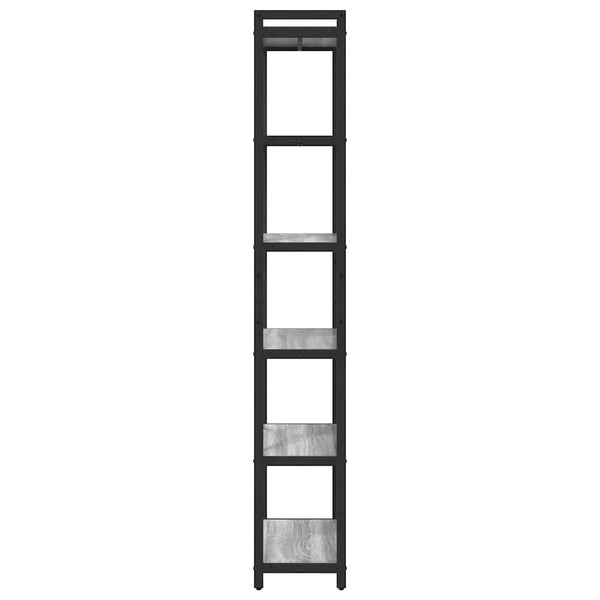 Bücherregal Grau Sonoma 189,5 cm