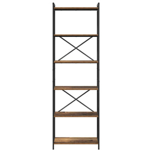 Bücherregal Altholz, 189,5 cm hoch