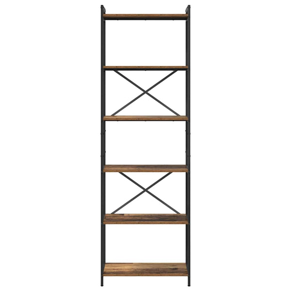 Bücherregal Altholz, 189,5 cm hoch