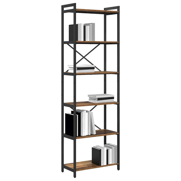 Bücherregal Altholz, 189,5 cm hoch