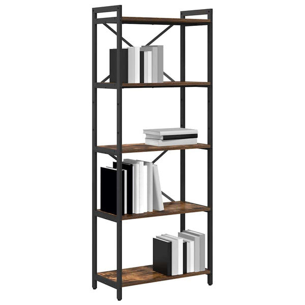 Bücherregal Geräucherte Eiche 60x30x155cm