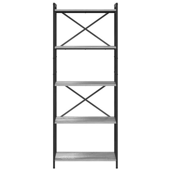 Bücherregal Grau Sonoma 60 cm