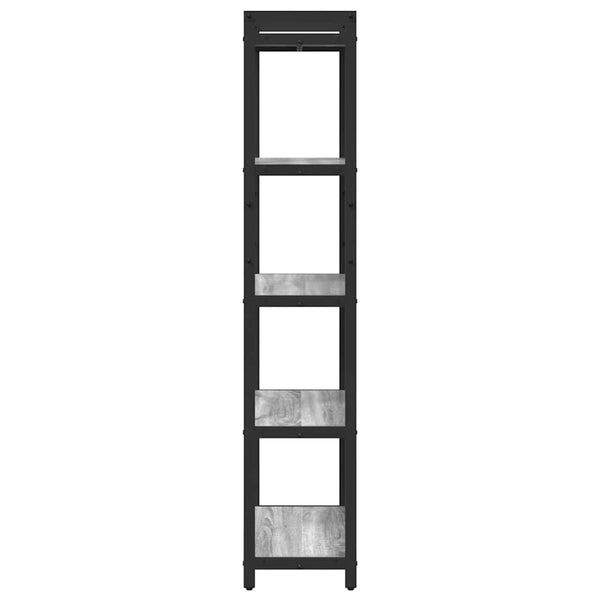 Bücherregal Grau Sonoma 60 cm