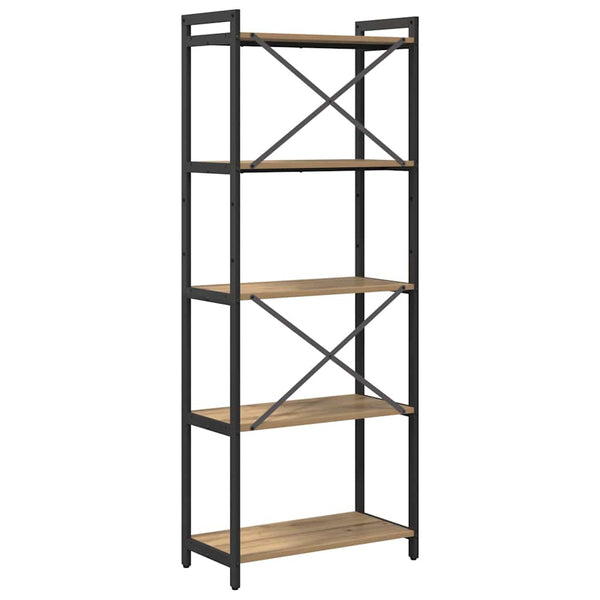Bücherregal Artisan Eiche 60x30x155 cm
