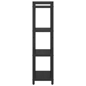 Bücherregal Schwarz Eichenoptik 120cm