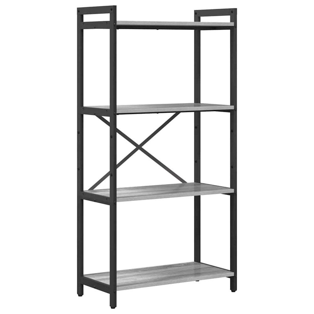 Bücherregal Grau Sonoma 60x30x120cm