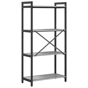 Bücherregal Grau Sonoma 60x30x120cm