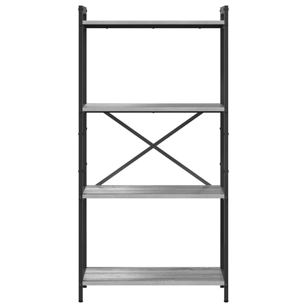 Bücherregal Grau Sonoma 60x30x120cm