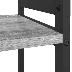 Bücherregal Grau Sonoma 60x30x85cm