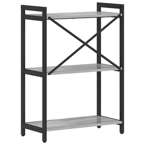 Bücherregal Grau Sonoma 60x30x85cm