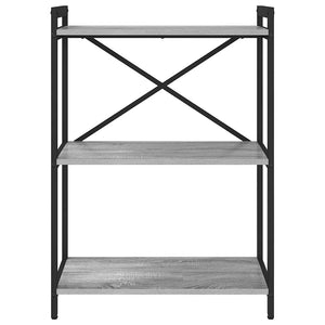 Bücherregal Grau Sonoma 60x30x85cm