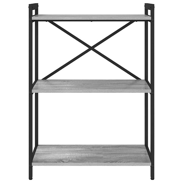 Bücherregal Grau Sonoma 60x30x85cm
