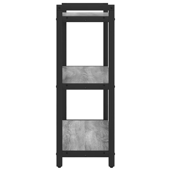 Bücherregal Grau Sonoma 60x30x85cm