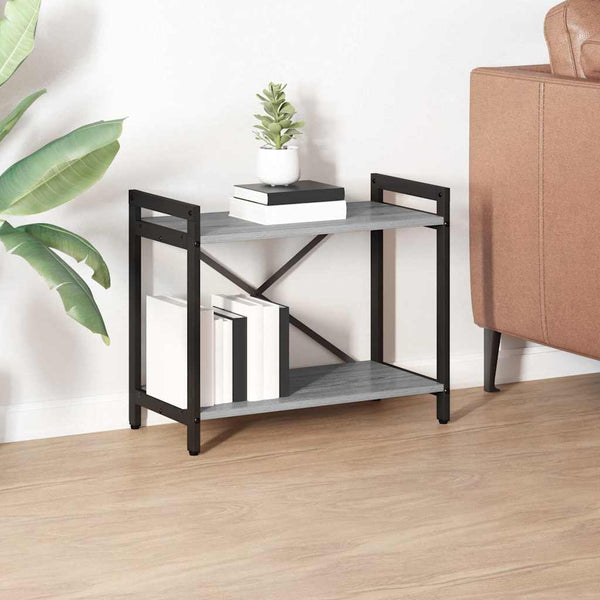 Bücherregal Grau Sonoma 60 cm