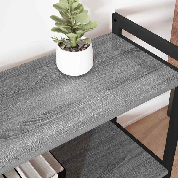 Bücherregal Grau Sonoma 60 cm