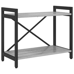 Bücherregal Grau Sonoma 60 cm