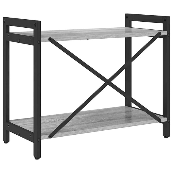 Bücherregal Grau Sonoma 60 cm