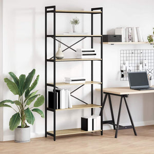 Bücherregal Sonoma Eiche 80x30x189,5 cm