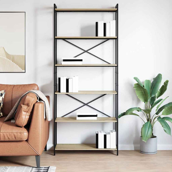 Bücherregal Sonoma Eiche 80x30x189,5 cm