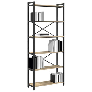 Bücherregal Sonoma Eiche 80x30x189,5 cm