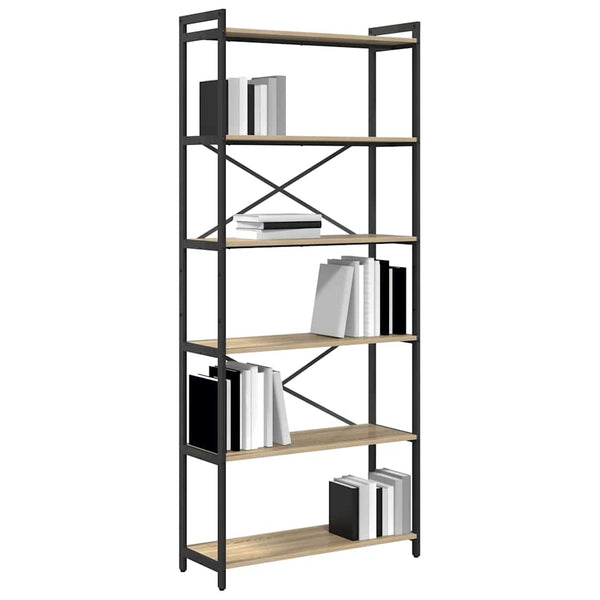 Bücherregal Sonoma Eiche 80x30x189,5 cm