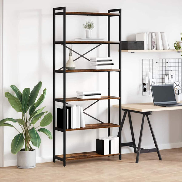 Bücherregal Geräucherte Eiche 80x30x189,5cm