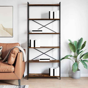 Bücherregal Geräucherte Eiche 80x30x189,5cm