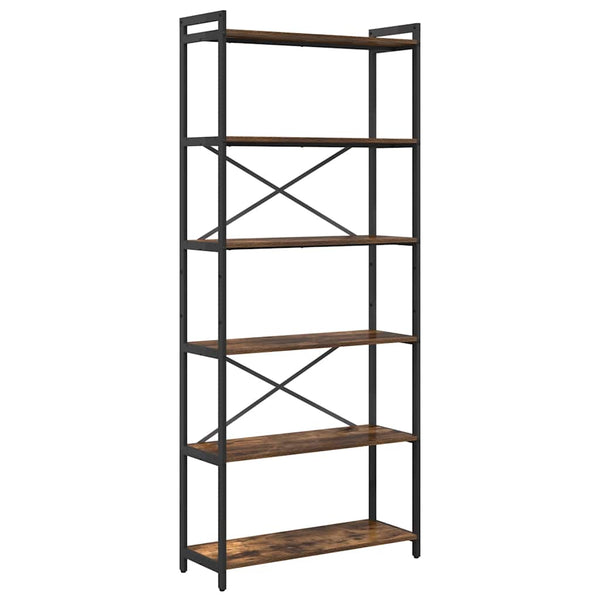 Bücherregal Geräucherte Eiche 80x30x189,5cm