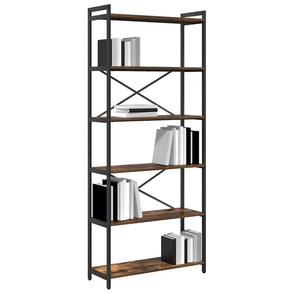 Bücherregal Geräucherte Eiche 80x30x189,5cm
