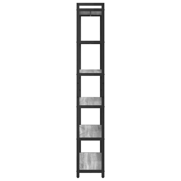 Bücherregal Grau Sonoma 80 cm