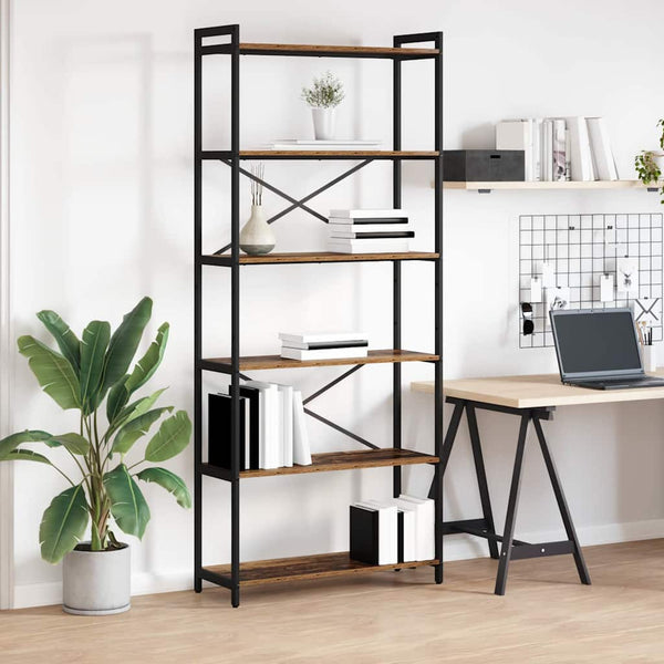 Bücherregal Altholz 80 cm
