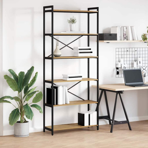 Bücherregal Artisan Eiche 80x30x189,5cm
