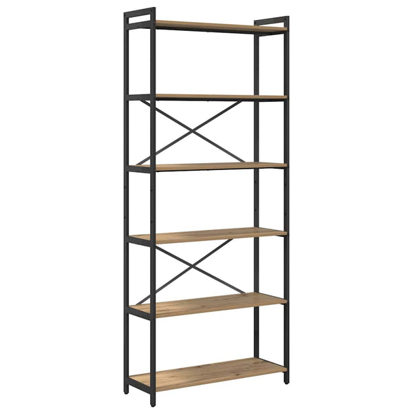 Bücherregal Artisan Eiche 80x30x189,5cm