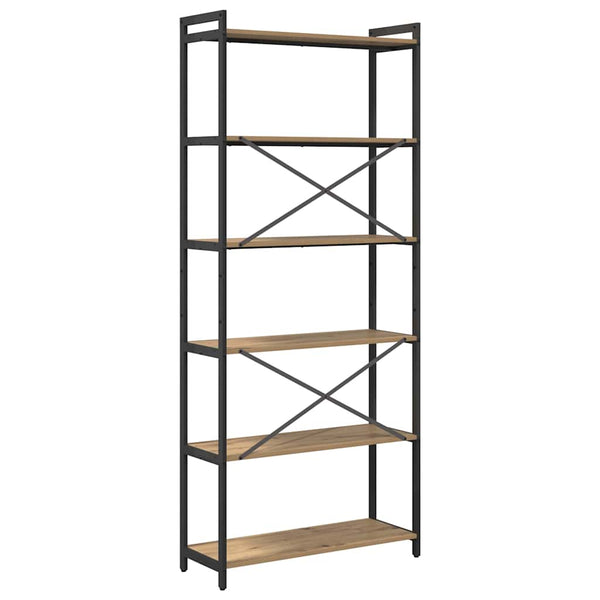 Bücherregal Artisan Eiche 80x30x189,5cm