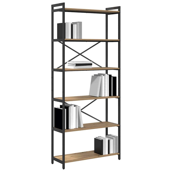 Bücherregal Artisan Eiche 80x30x189,5cm