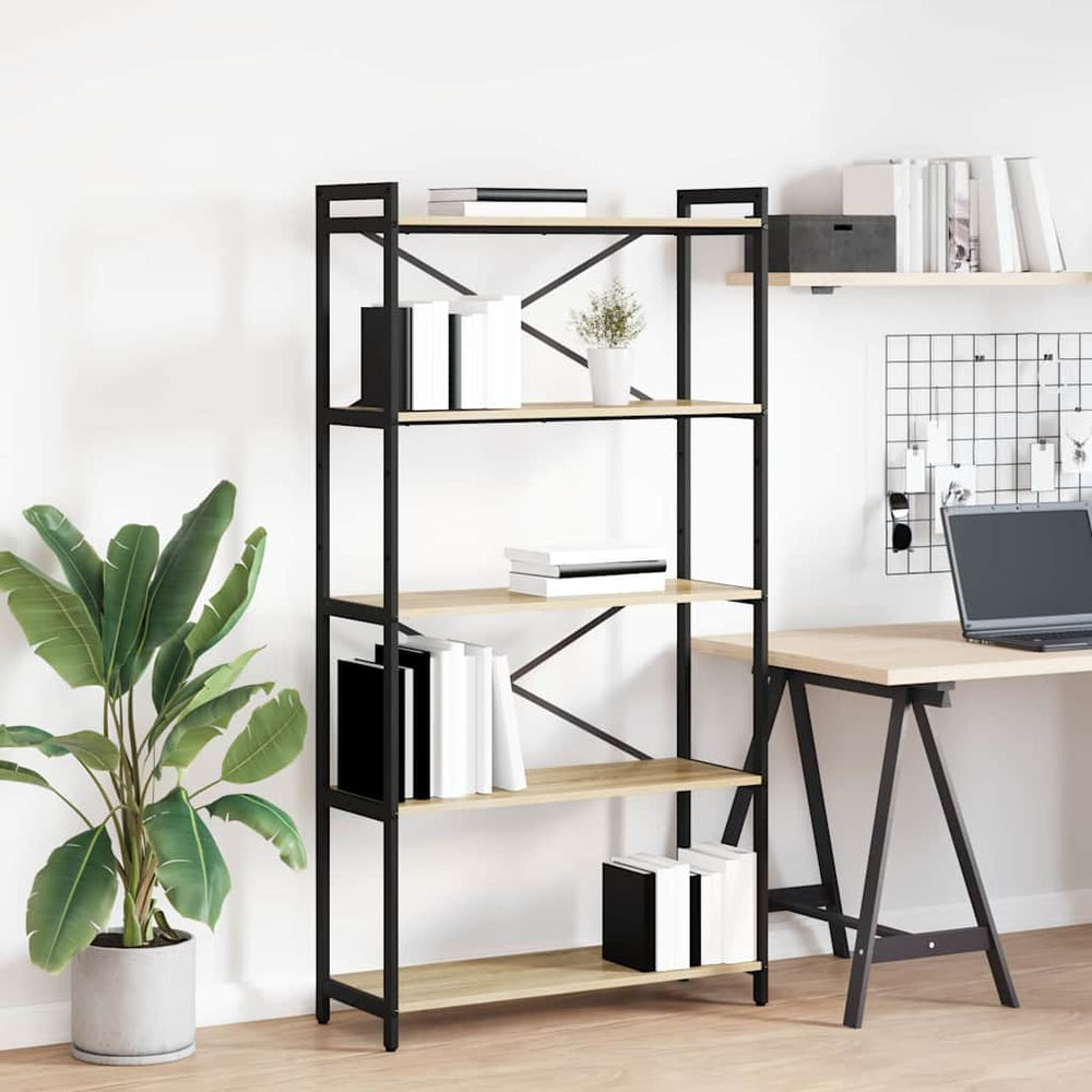 Bücherregal Sonoma Eiche 80x30x155cm