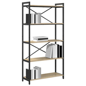 Bücherregal Sonoma Eiche 80x30x155cm