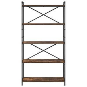 Bücherregal Geräucherte Eiche 80x30x155cm