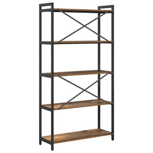 Bücherregal Altholz 80x30x155cm