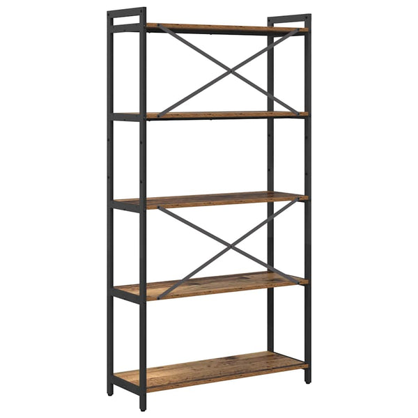 Bücherregal Altholz 80x30x155cm