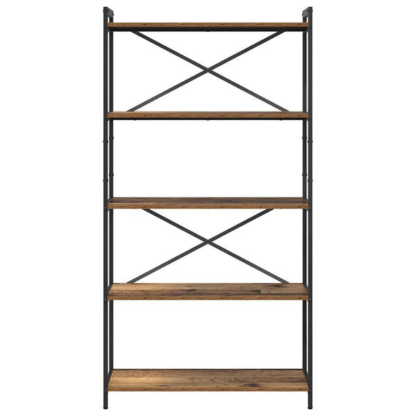 Bücherregal Altholz 80x30x155cm