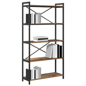 Bücherregal Altholz 80x30x155cm