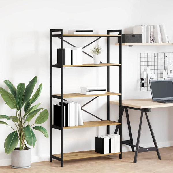 Bücherregal Artisan Eiche 80x30x155cm