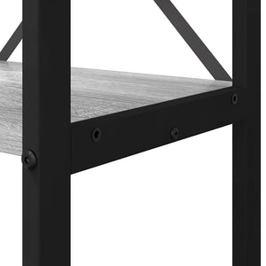 Bücherregal Grau Sonoma 80x30x120cm