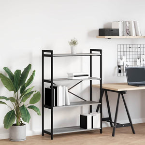 Bücherregal Grau Sonoma 80x30x120cm