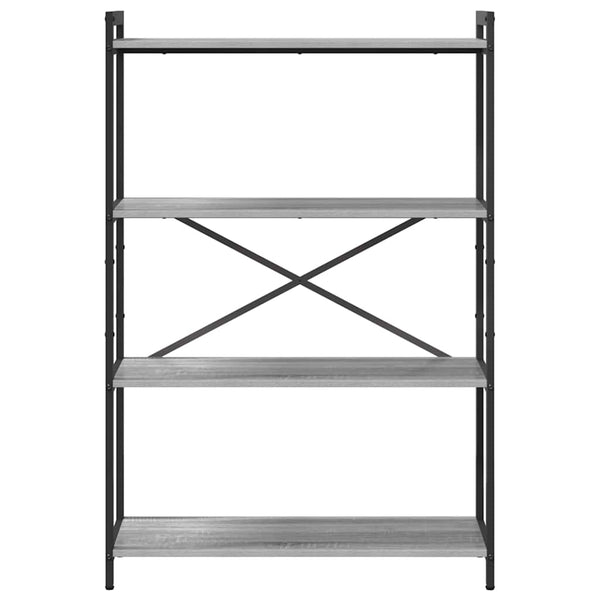 Bücherregal Grau Sonoma 80x30x120cm