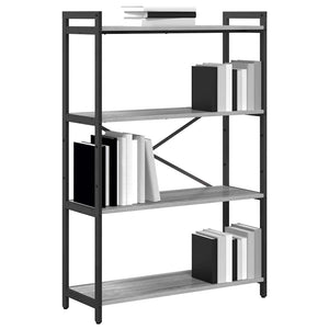 Bücherregal Grau Sonoma 80x30x120cm