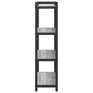 Bücherregal Grau Sonoma 80x30x120cm