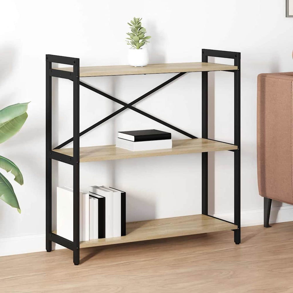 Bücherregal Sonoma Eiche 80 cm