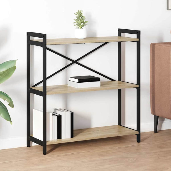 Bücherregal Sonoma Eiche 80 cm